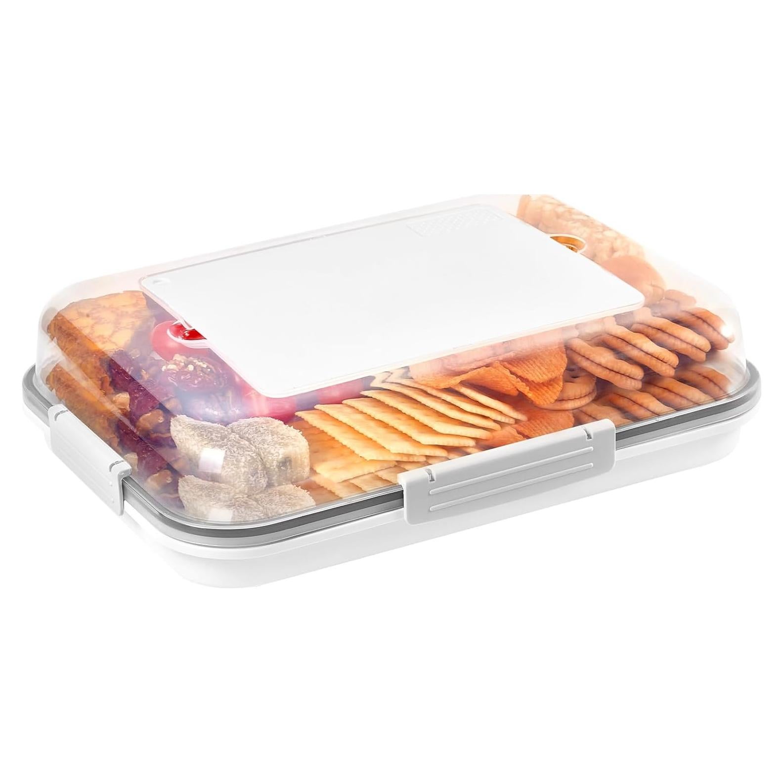 Contenedor de Alimentos TAABHBU con Tabla de Cortar 39x28cm