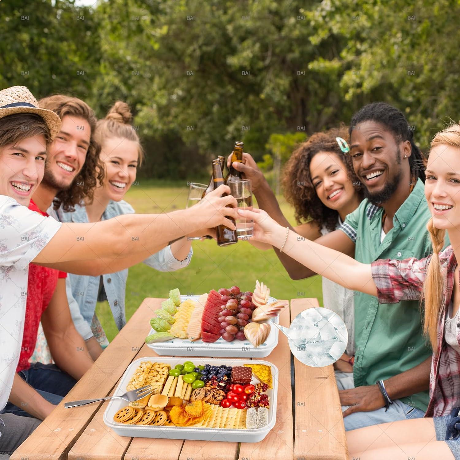 Contenedor de Alimentos TAABHBU con Tabla de Cortar 39x28cm