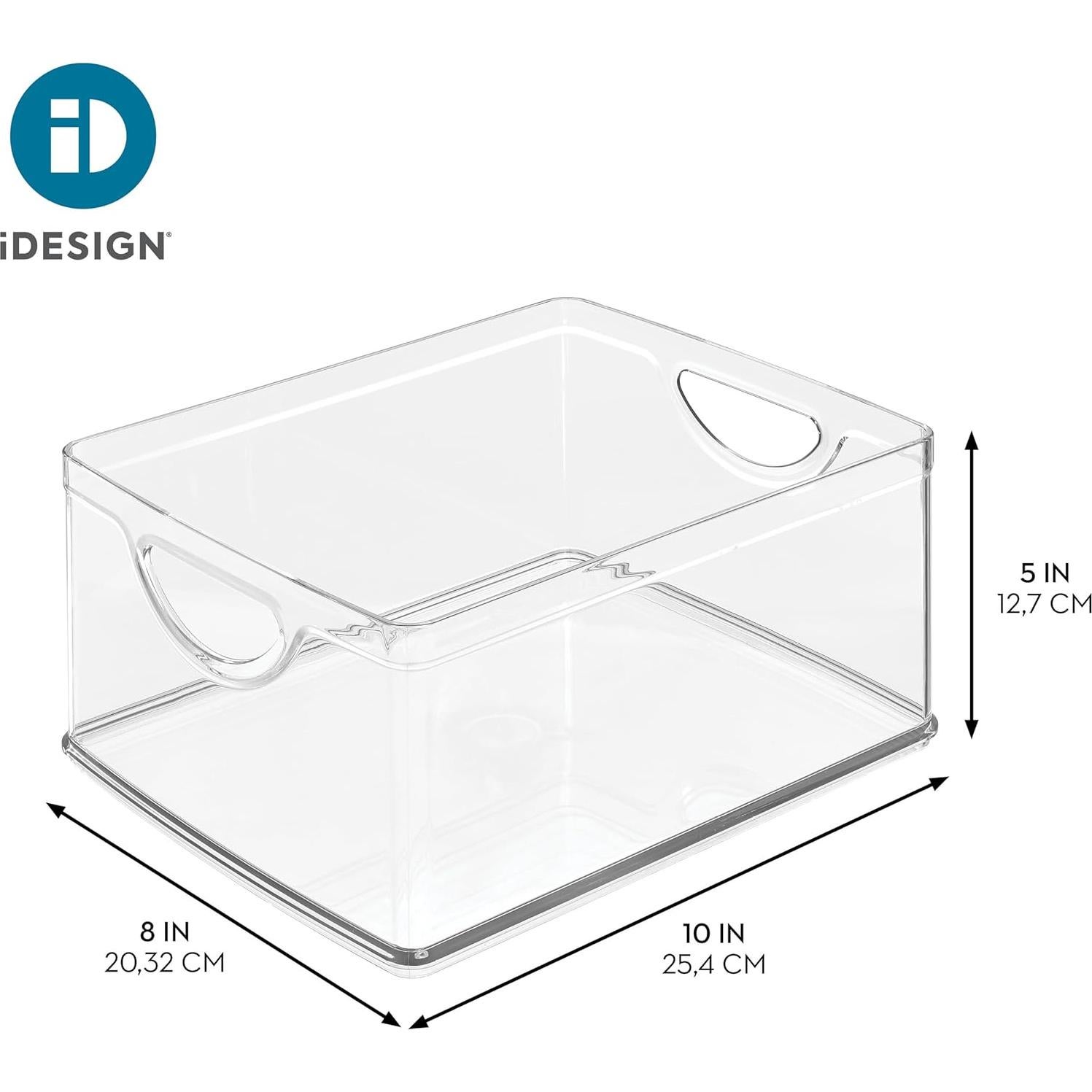 Contenedor de Almacenamiento Apilable iDesign 25,4x20,3x12,7cm