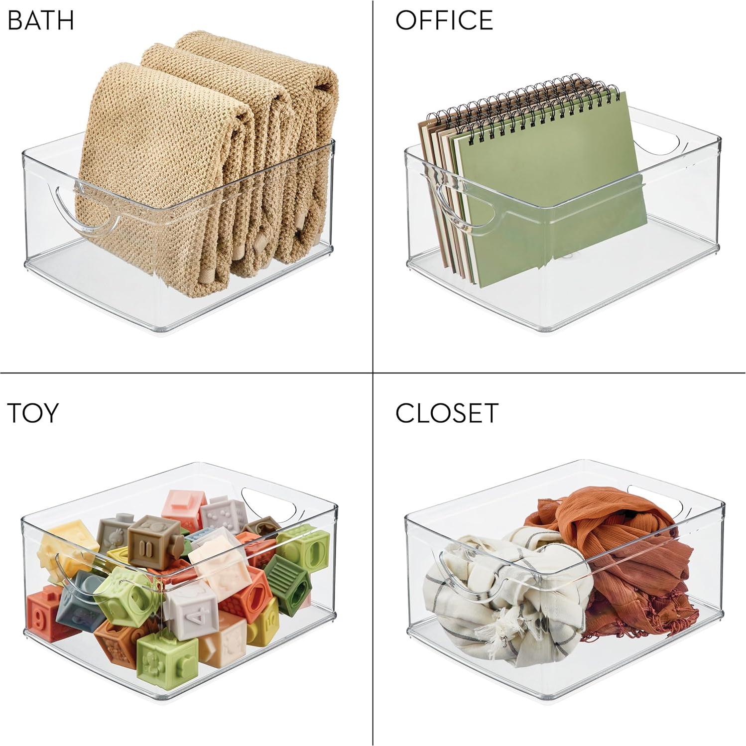 Contenedor de Almacenamiento Apilable iDesign 25,4x20,3x12,7cm