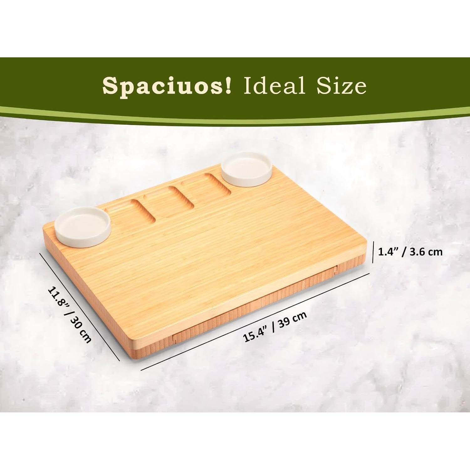 Tabla de Charcutería CRIS@RTE 39x30 cm con Accesorios