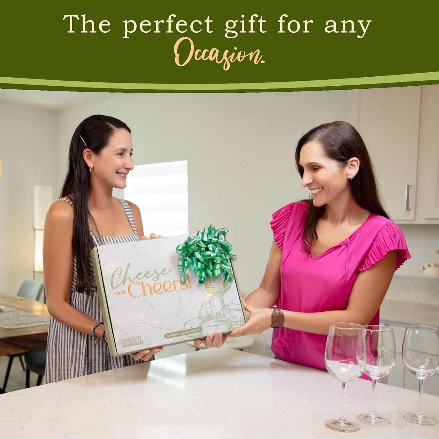 Tabla de Charcutería CRIS@RTE 39x30 cm con Accesorios