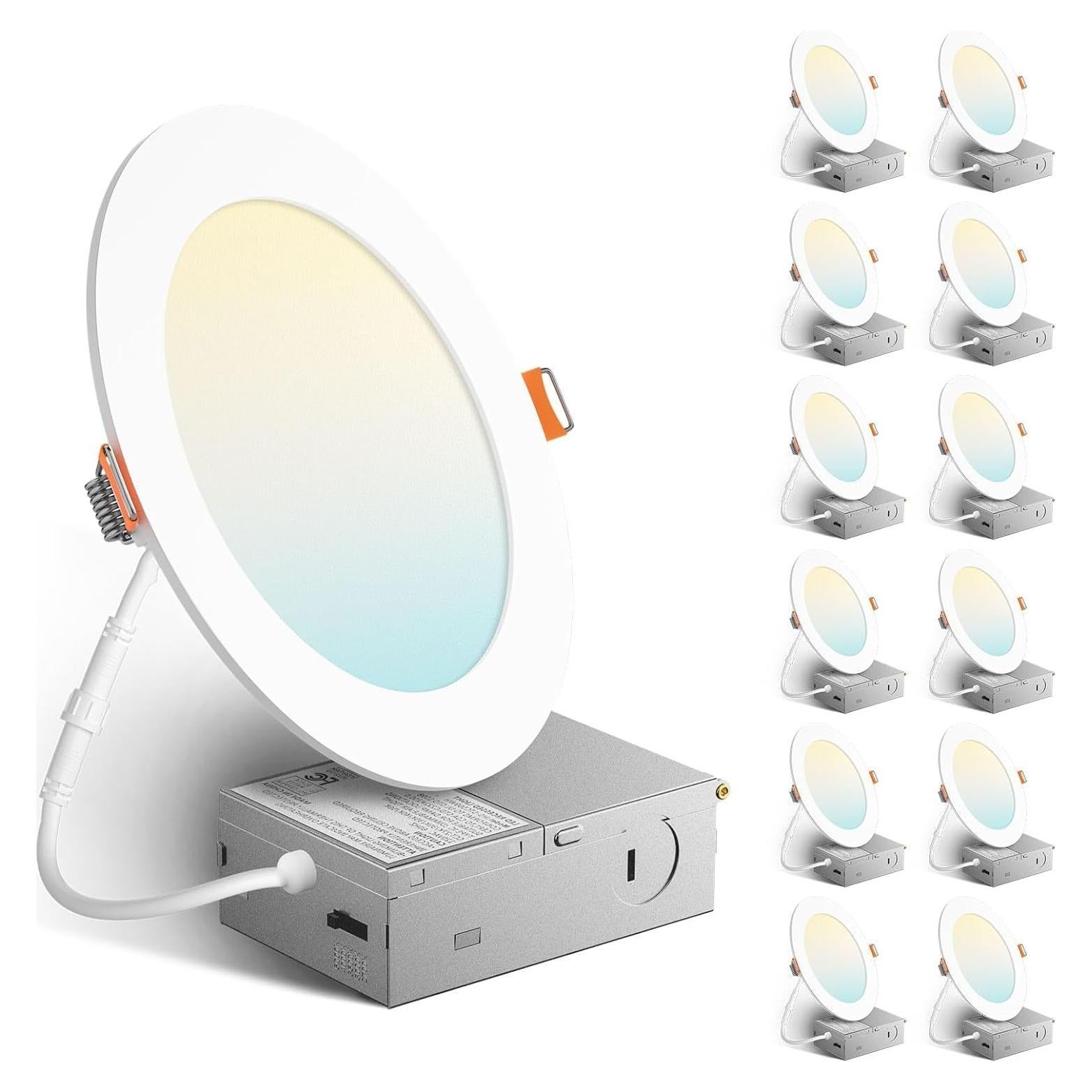 Luz de Techo Empotrada Amico 12W 6" Regulable 5CCT 1050LM