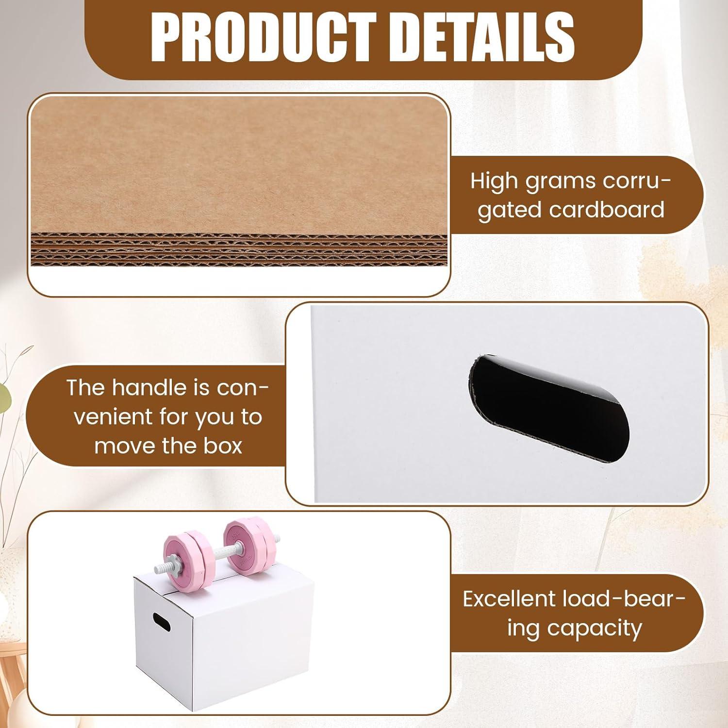 2 Cajas de Mudanza para Copas de Vino MotiMind con Divisores