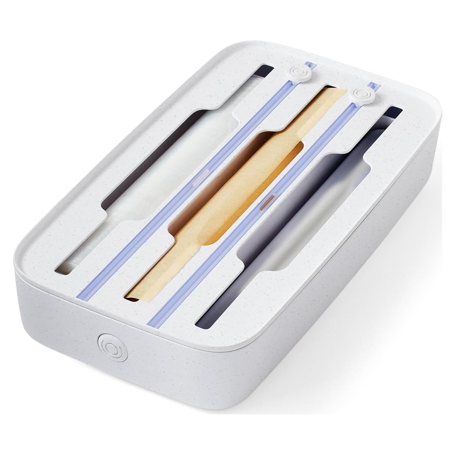 Dispensador 3-en-1 YouCopia StoraRoll para Envolturas de Cocina