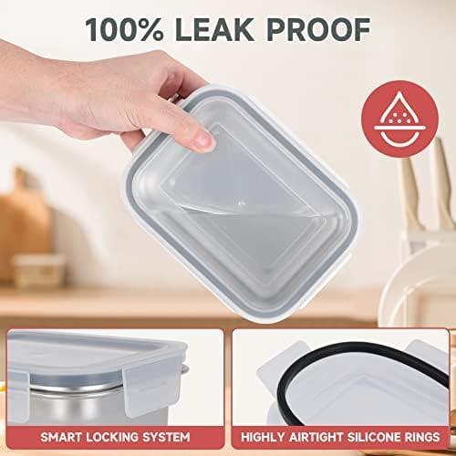 Juego de 12 Contenedores de Almacenamiento Herméticos Cykorxicc