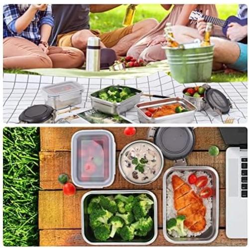 Juego de 12 Contenedores de Almacenamiento Herméticos Cykorxicc