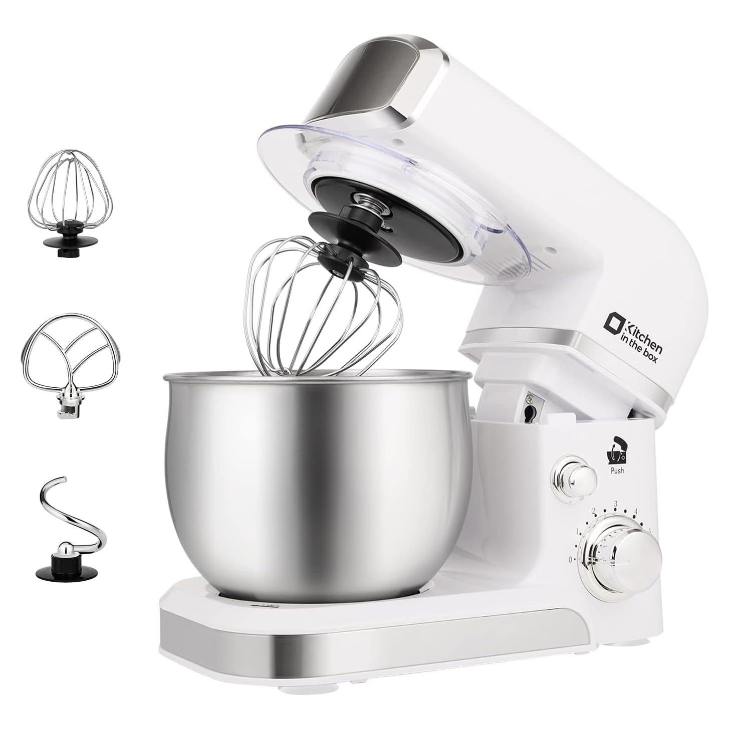 Batidora de pie Kitchen in the Box 3.2L 6 velocidades Blanca