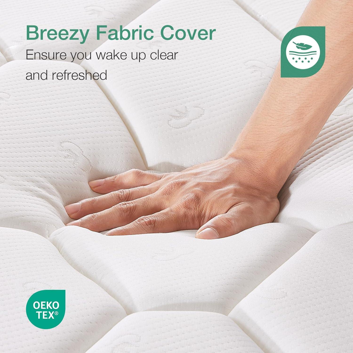 Colchón Twin Novilla 8" Híbrido Espuma y Resortes