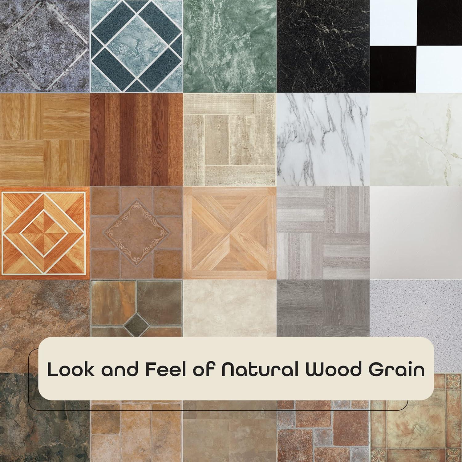 Losas de Vinilo Autoadhesivas Achim Tivoli 30.48x30.48 cm Roble Medio