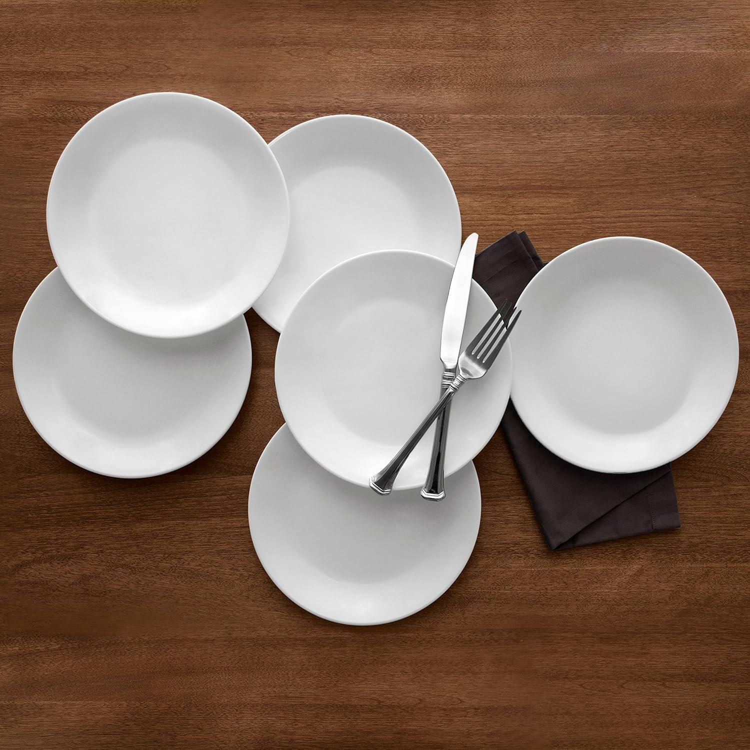 Conjunto de Platos para Ensalada Corelle 6 Piezas 21.6 cm Vidrio