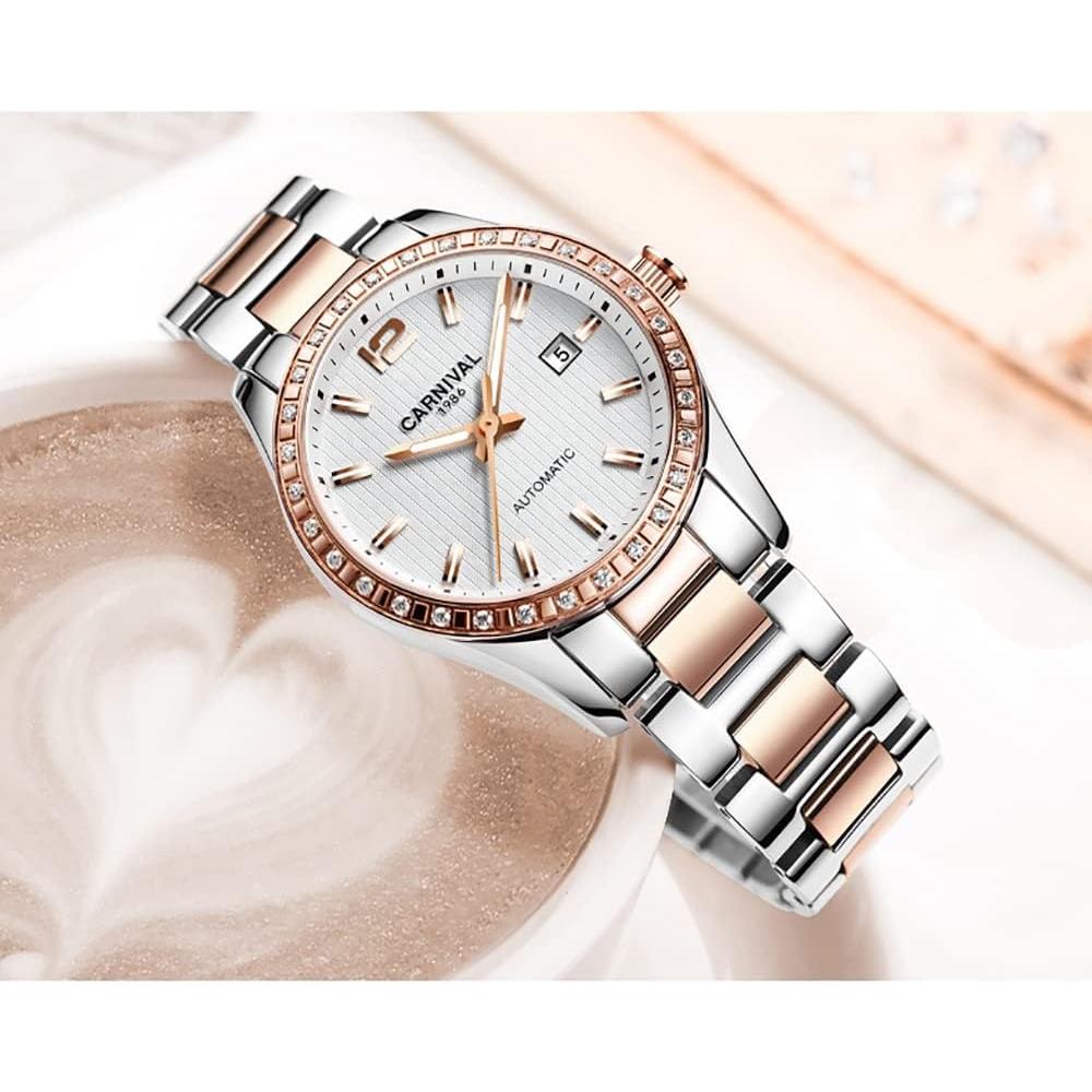 Reloj Automático para Mujer LOREO 8685L Azul con Zafiro