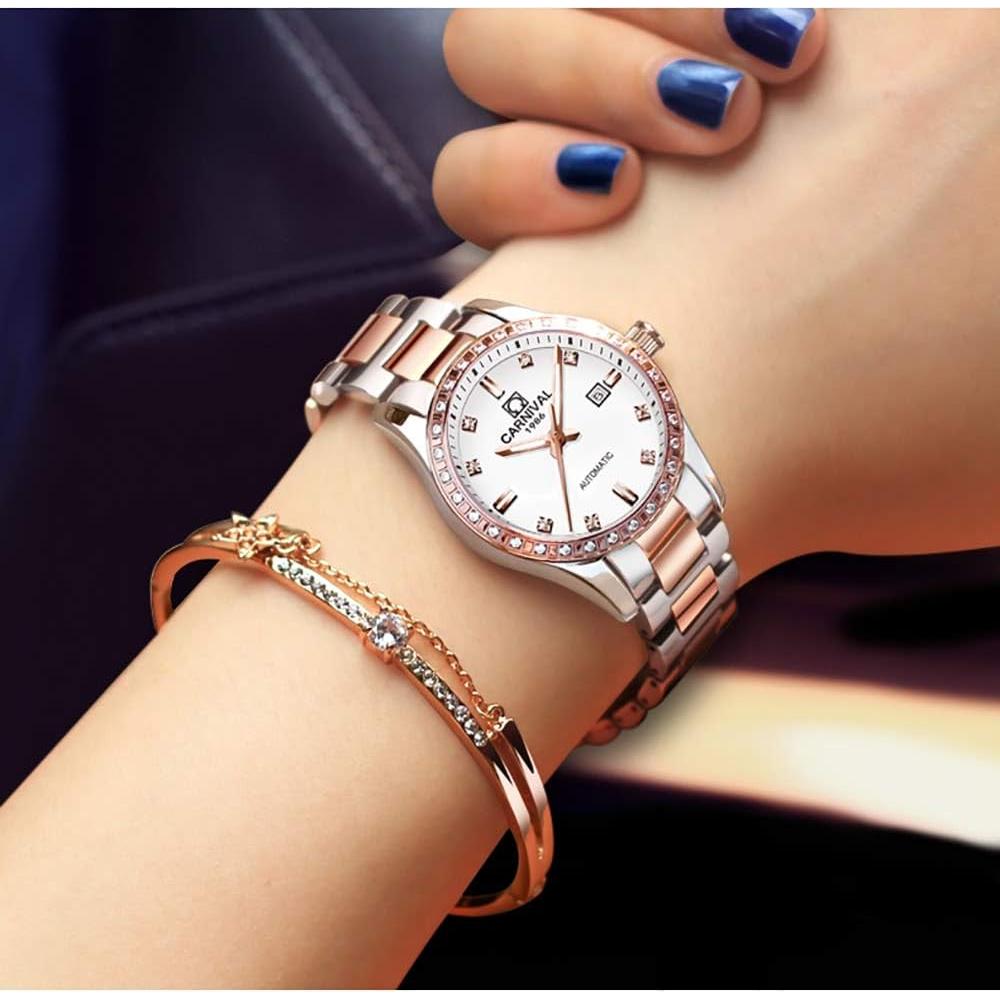 Reloj Automático para Mujer LOREO 8685L Azul con Zafiro