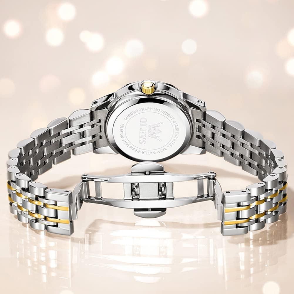 Reloj de Pulsera OLEVS para Mujeres Acero Inoxidable 27mm