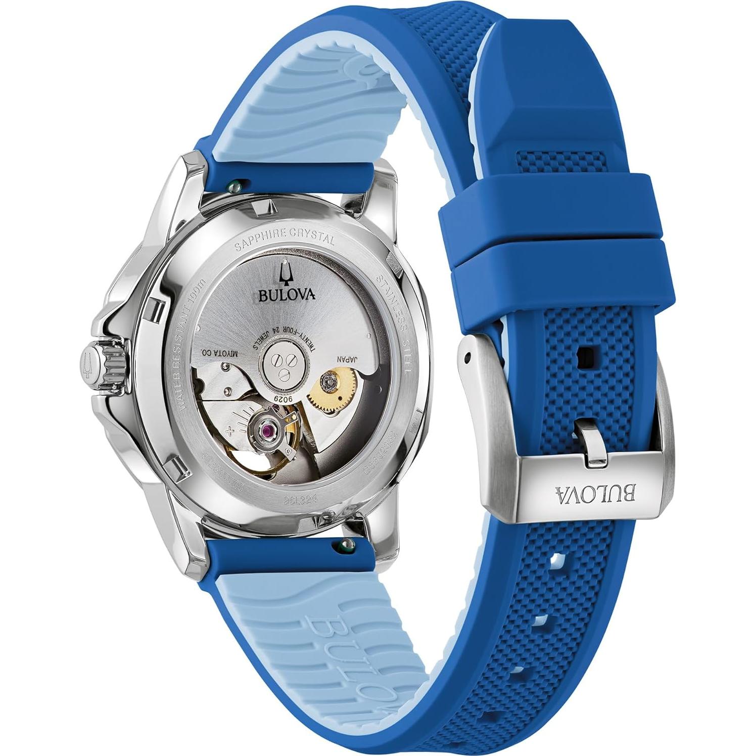 Reloj Automático para Damas Bulova Marine Star 96L324 Azul