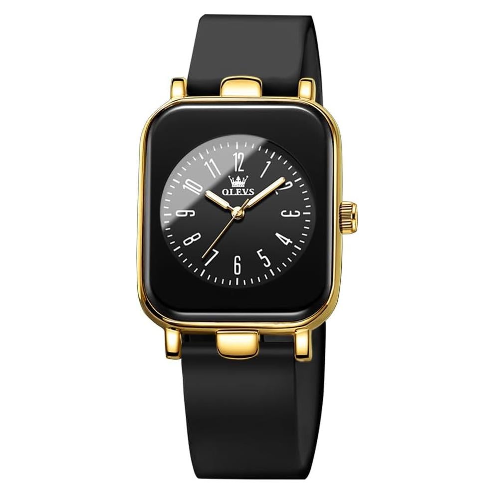 Reloj OLEVS para Mujeres Analógico Impermeable 30M Oro y Negro