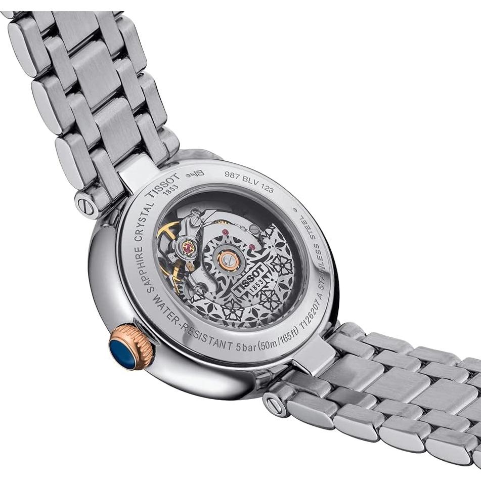 Reloj Automático Tissot Bellissima Mujer Acero Inoxidable Oro Rosa