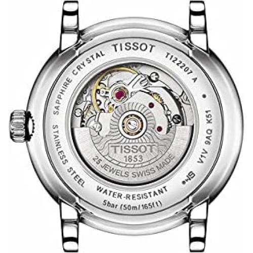 Reloj Automático Tissot Carson Premium Mujer Acero Inoxidable 30mm