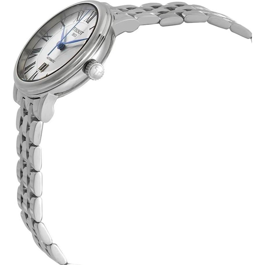 Reloj Automático Tissot Carson Premium Mujer Acero Inoxidable 30mm