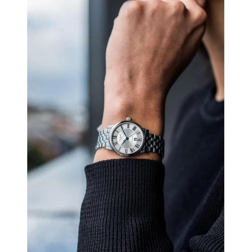 Reloj Automático Tissot Carson Premium Mujer Acero Inoxidable 30mm