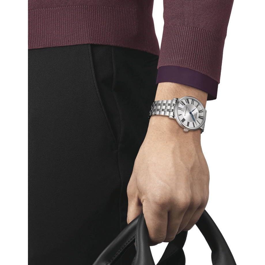 Reloj Automático Tissot Carson Premium Mujer Acero Inoxidable 30mm