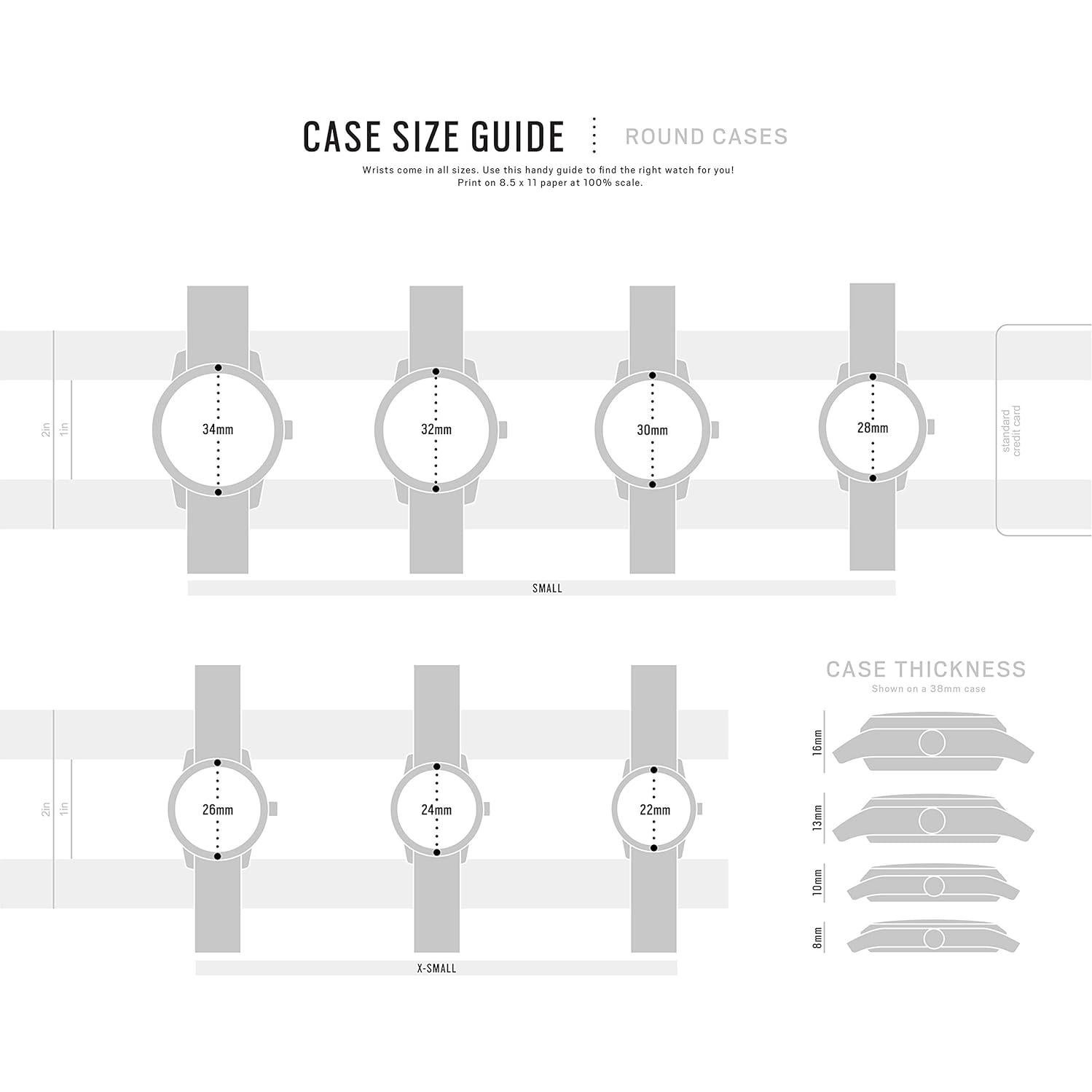 Reloj de Cuarzo Mini Fossil Carlie Oro Rosa y Nacar Negro