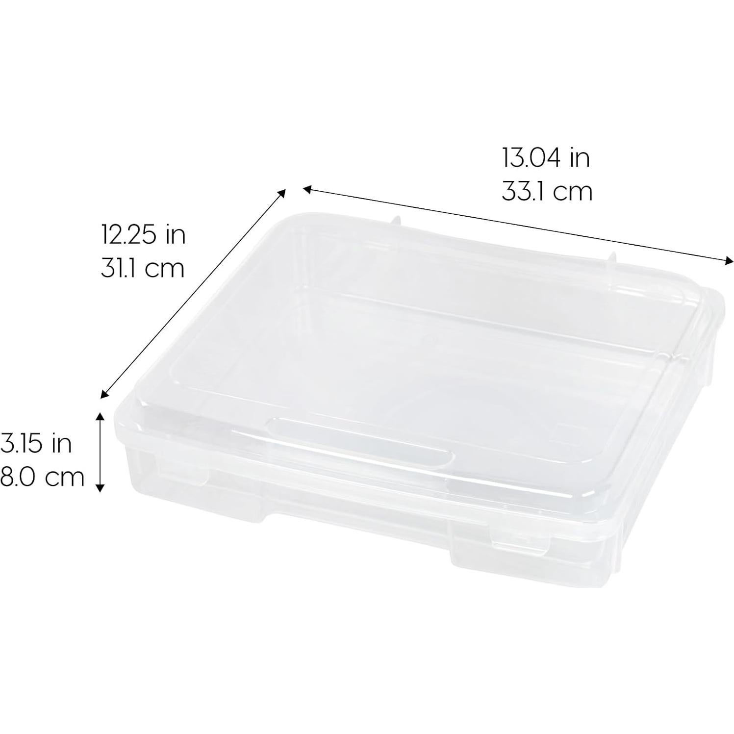 Caja Organizadora IRIS USA 6 Unidades 31.1x33.1x8 cm Transparente
