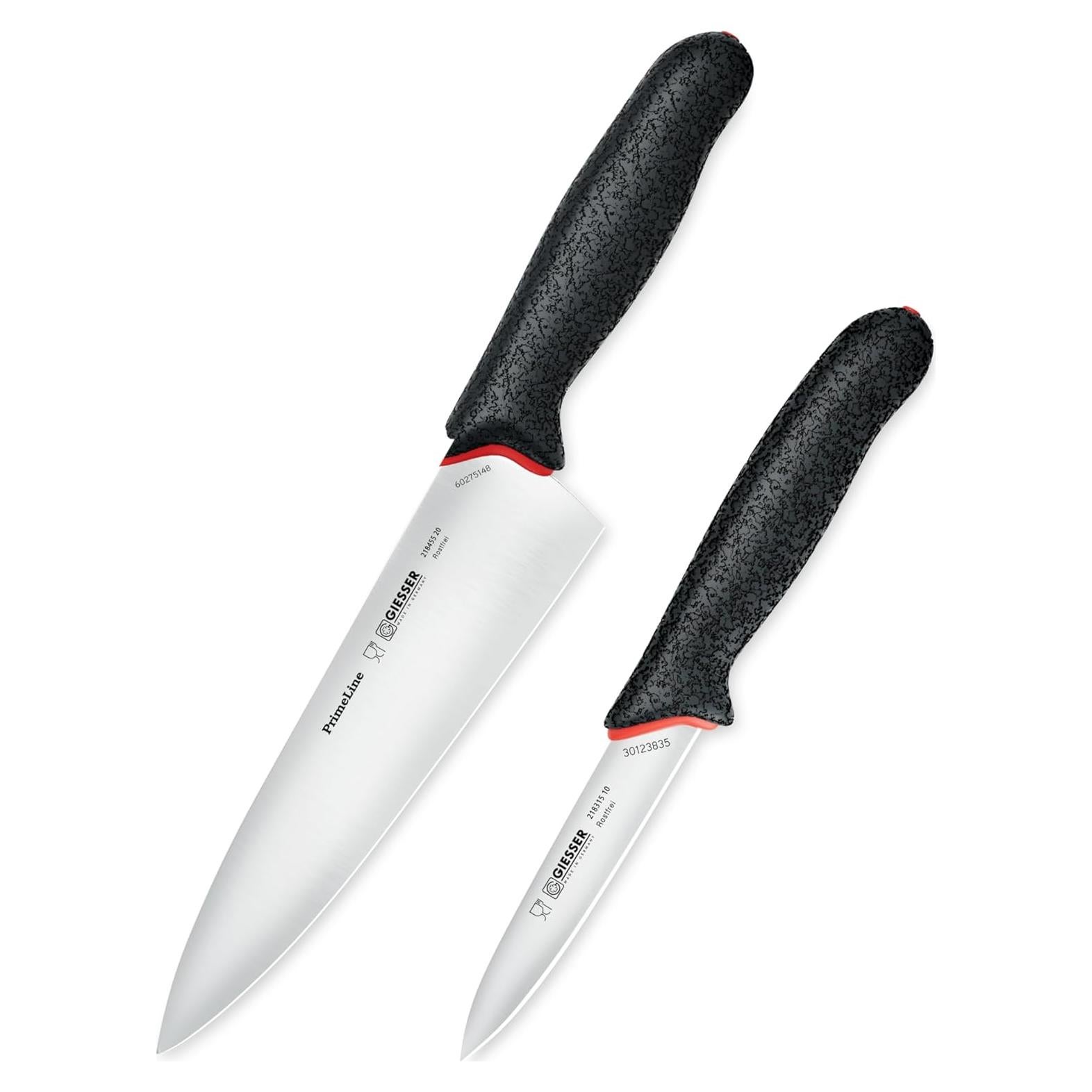 Cuchillo de Chef Giesser 20.1 cm Inoxidable + Cuchillo de Verduras