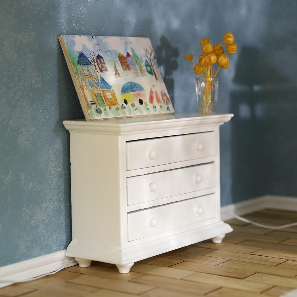 Conjunto de Muebles Miniatura iLAND 14pcs para Casa de Muñecas