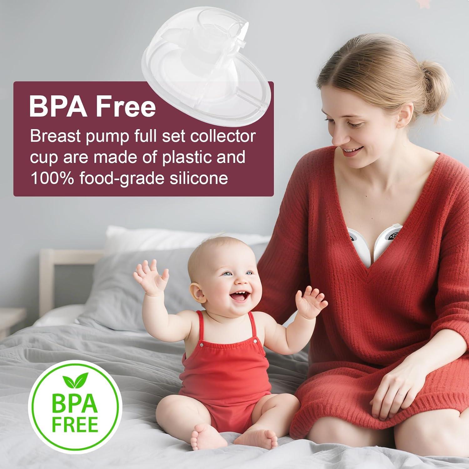 Juego de 2 Piezas Recolectores de Leche APMOOM para Momcozy M5