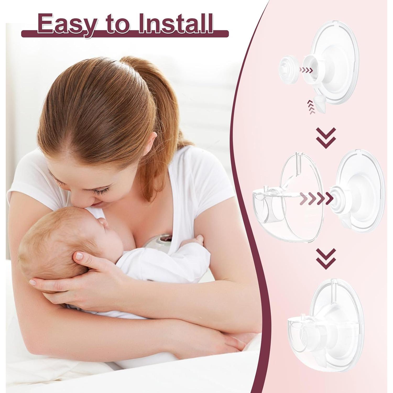 Juego de 2 Piezas Recolectores de Leche APMOOM para Momcozy M5