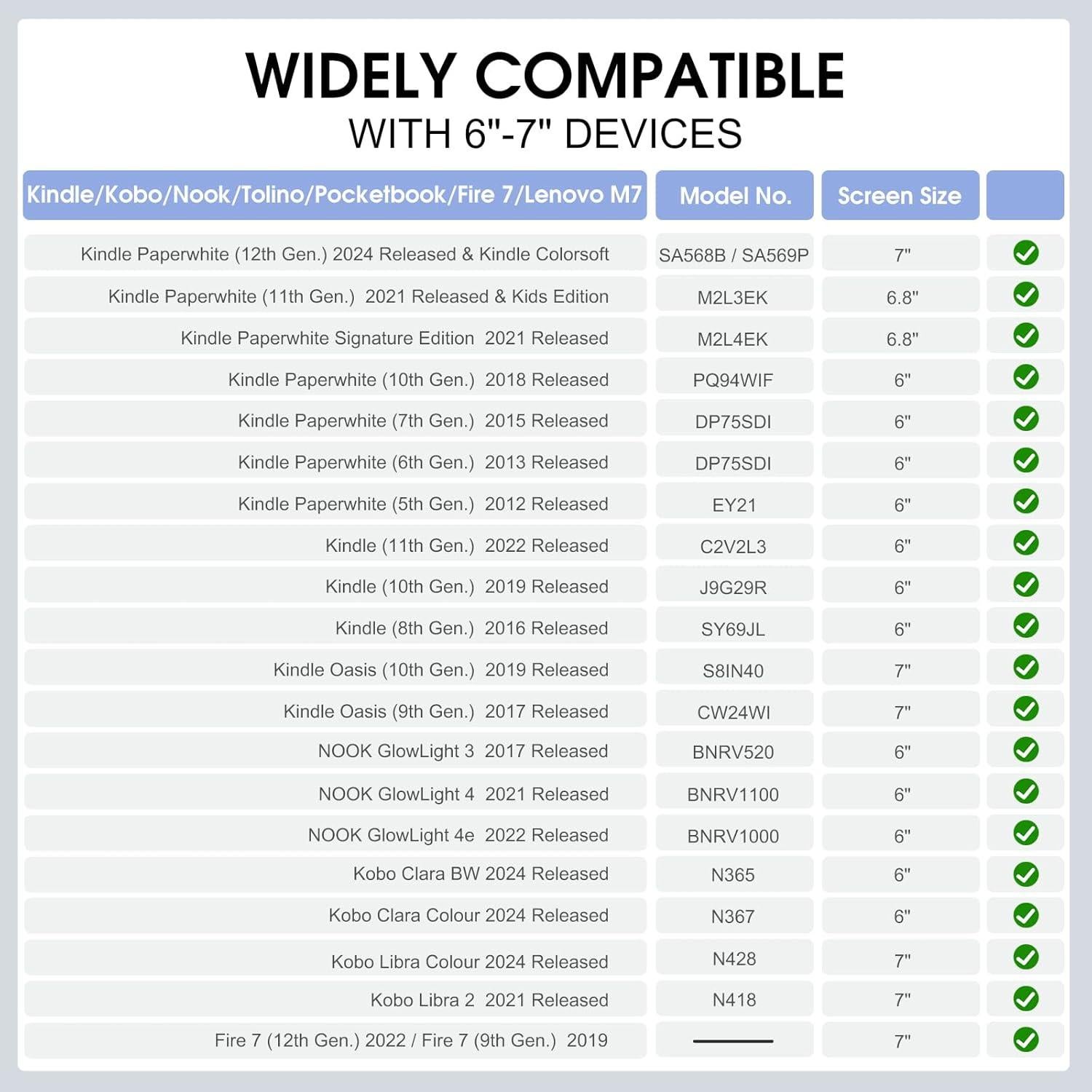 Funda Universal Fintie para Tabletas eReader 6-7" Marrón