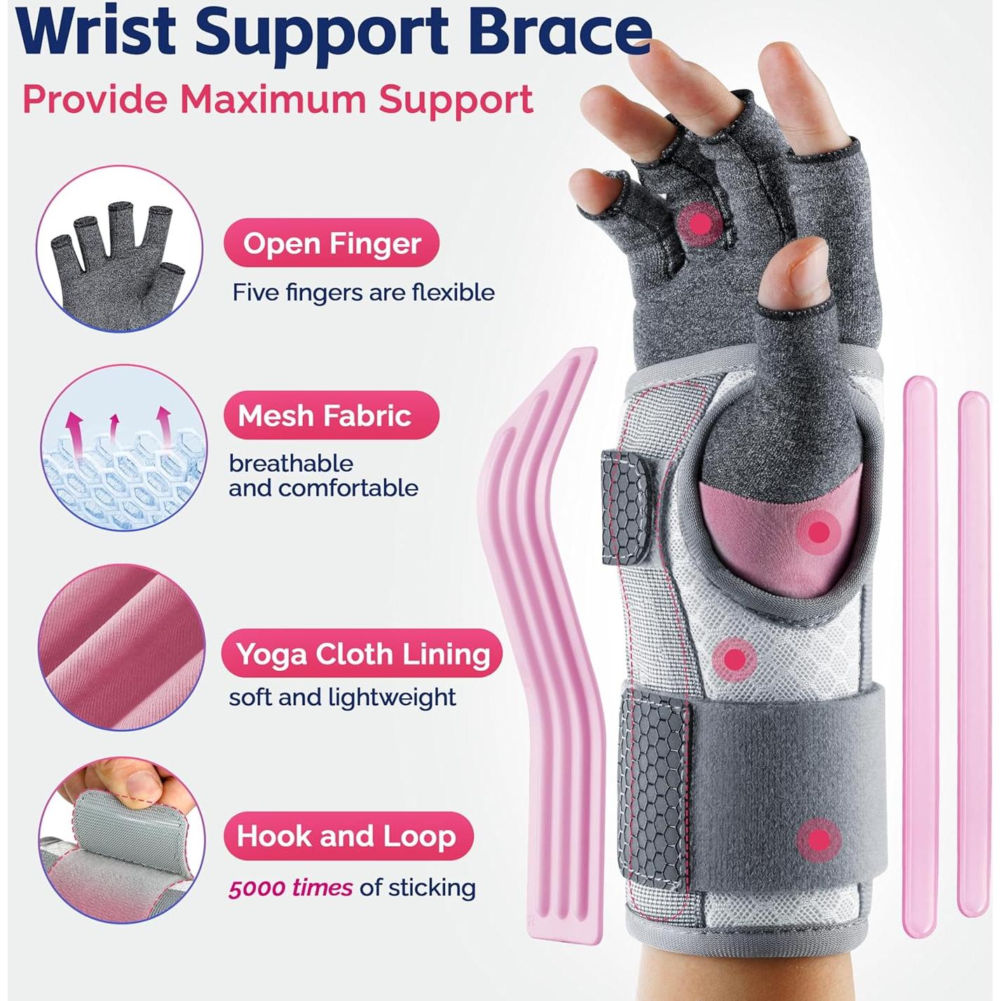 Guante de Compresión FEATOL para Artritis Mano Izquierda Pequeño