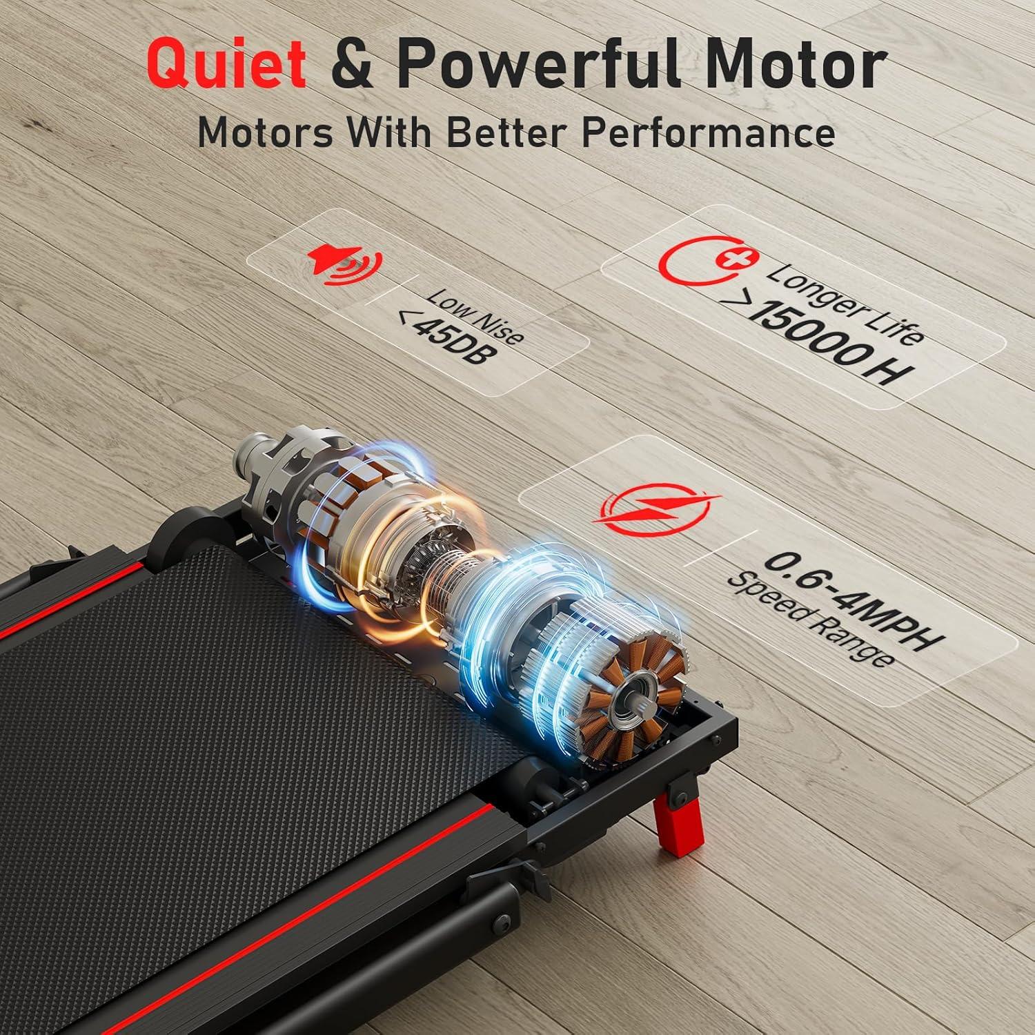 Caminadora Plegable WalkDate con Inclinación y Control Remoto