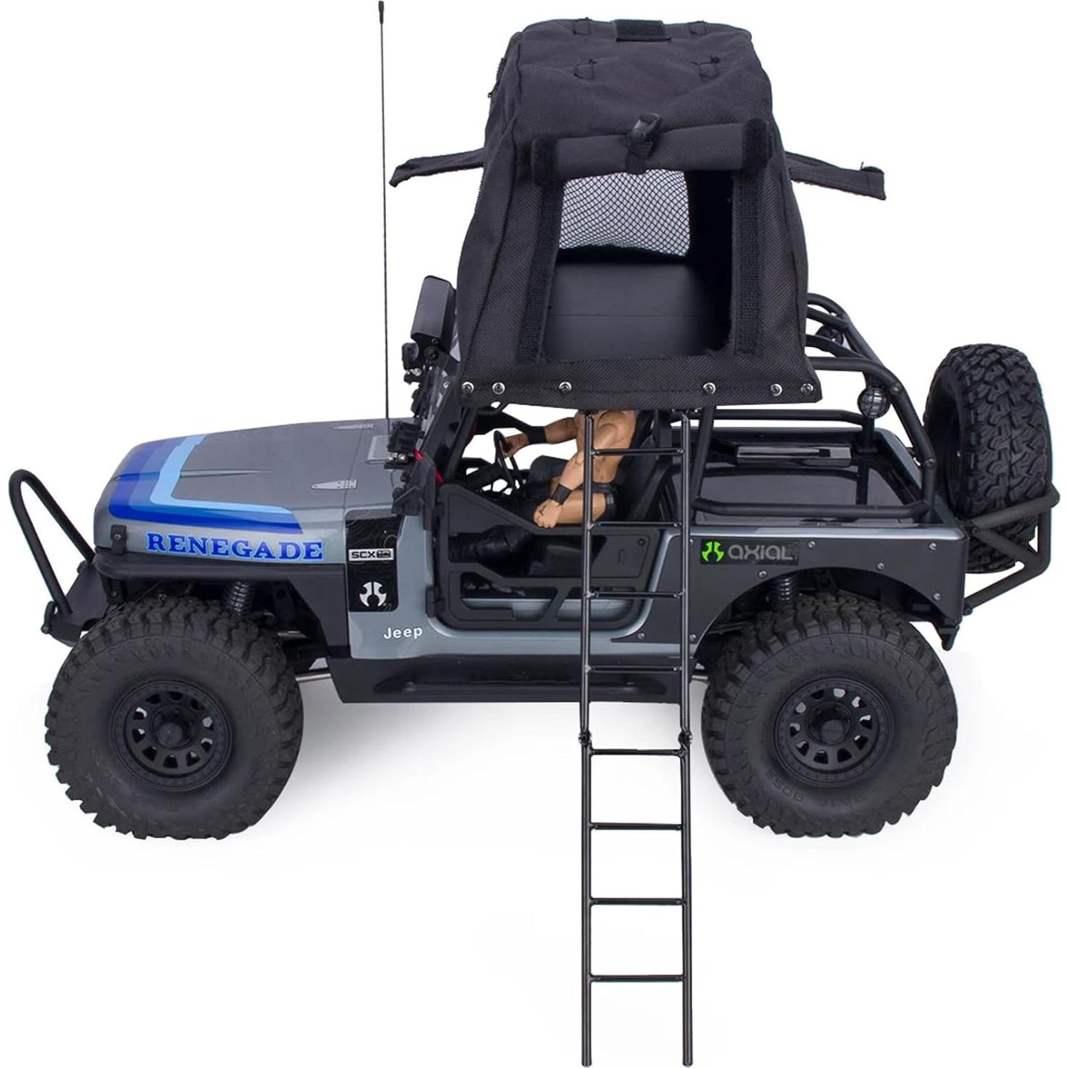 Tienda de Techo Plegable RC Powmok para Crawler 1/8 1/10 Camuflaje