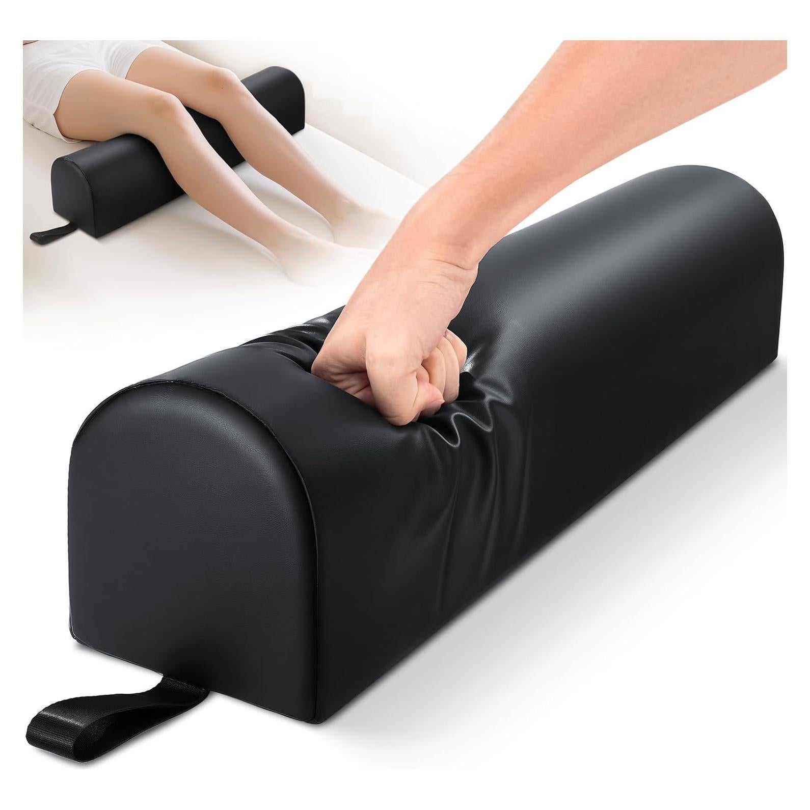 Cojín de Masaje Noverlife Redondo 66x15 cm PU Negro