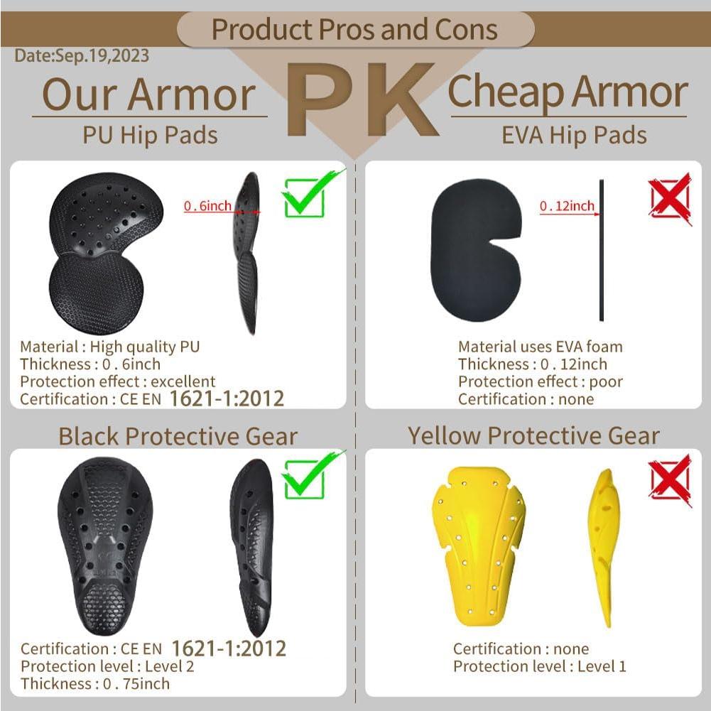 Pantalones de Motocicleta Jeans de Mezclilla con Almohadillas CE2