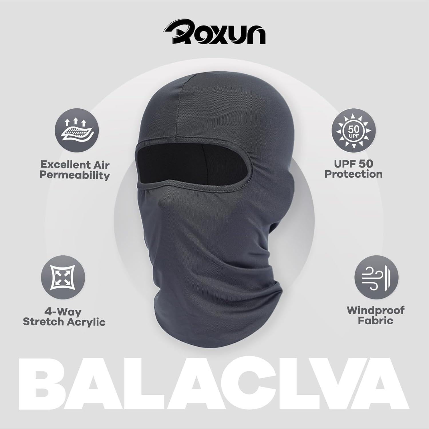 Pasamontañas ROXUN Unisex 2 Piezas Gaiter Cuello UV