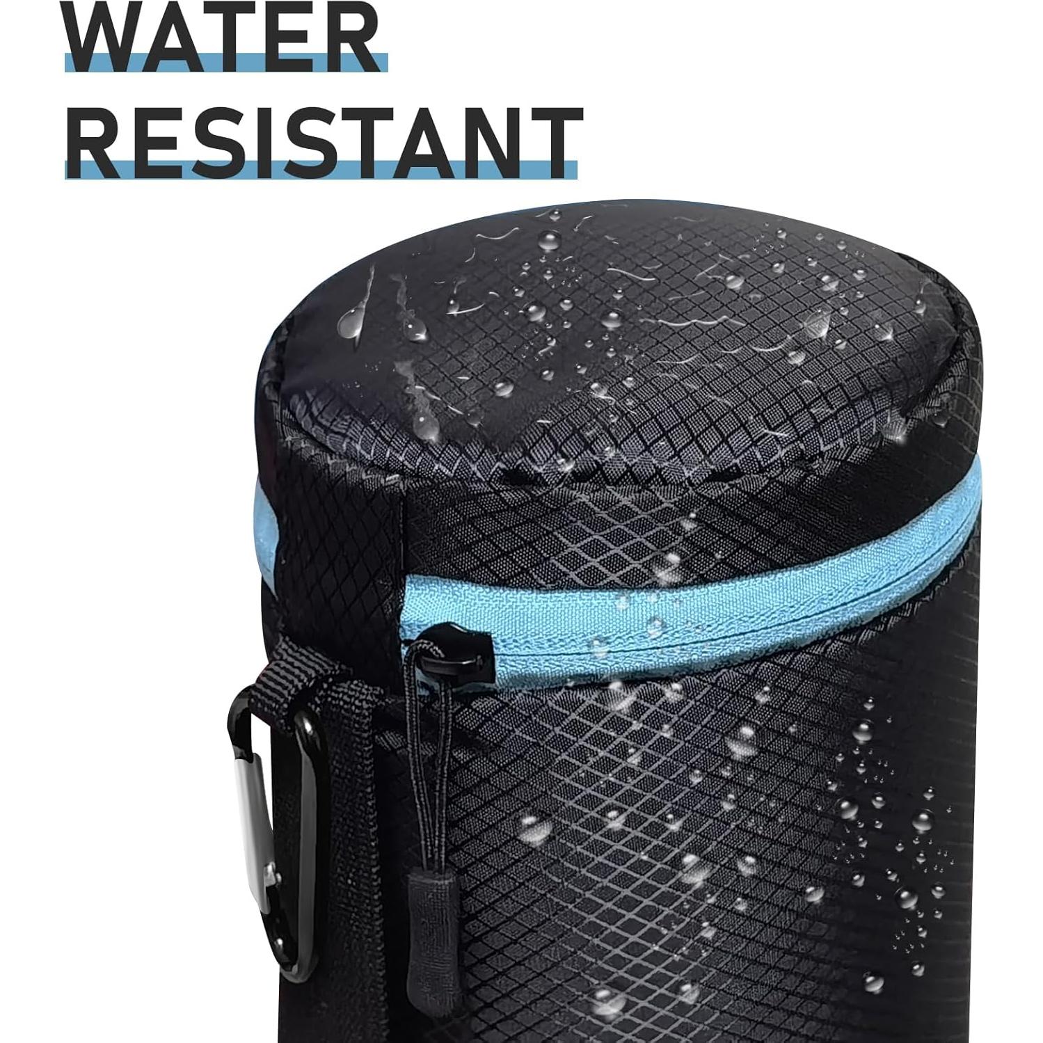 Lightdow Paquete de 4 Fundas Neopreno para Lentes DSLR 5mm