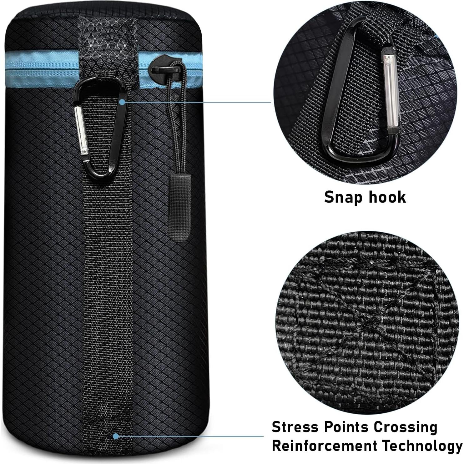 Lightdow Paquete de 4 Fundas Neopreno para Lentes DSLR 5mm