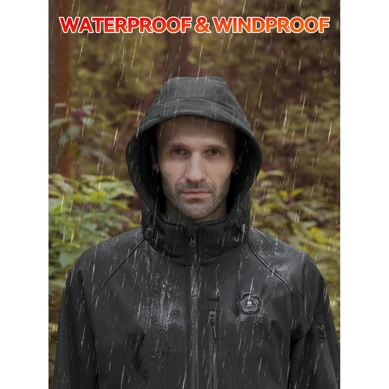 Chaqueta Térmica KOPLO Impermeable para Hombres 14400mAh