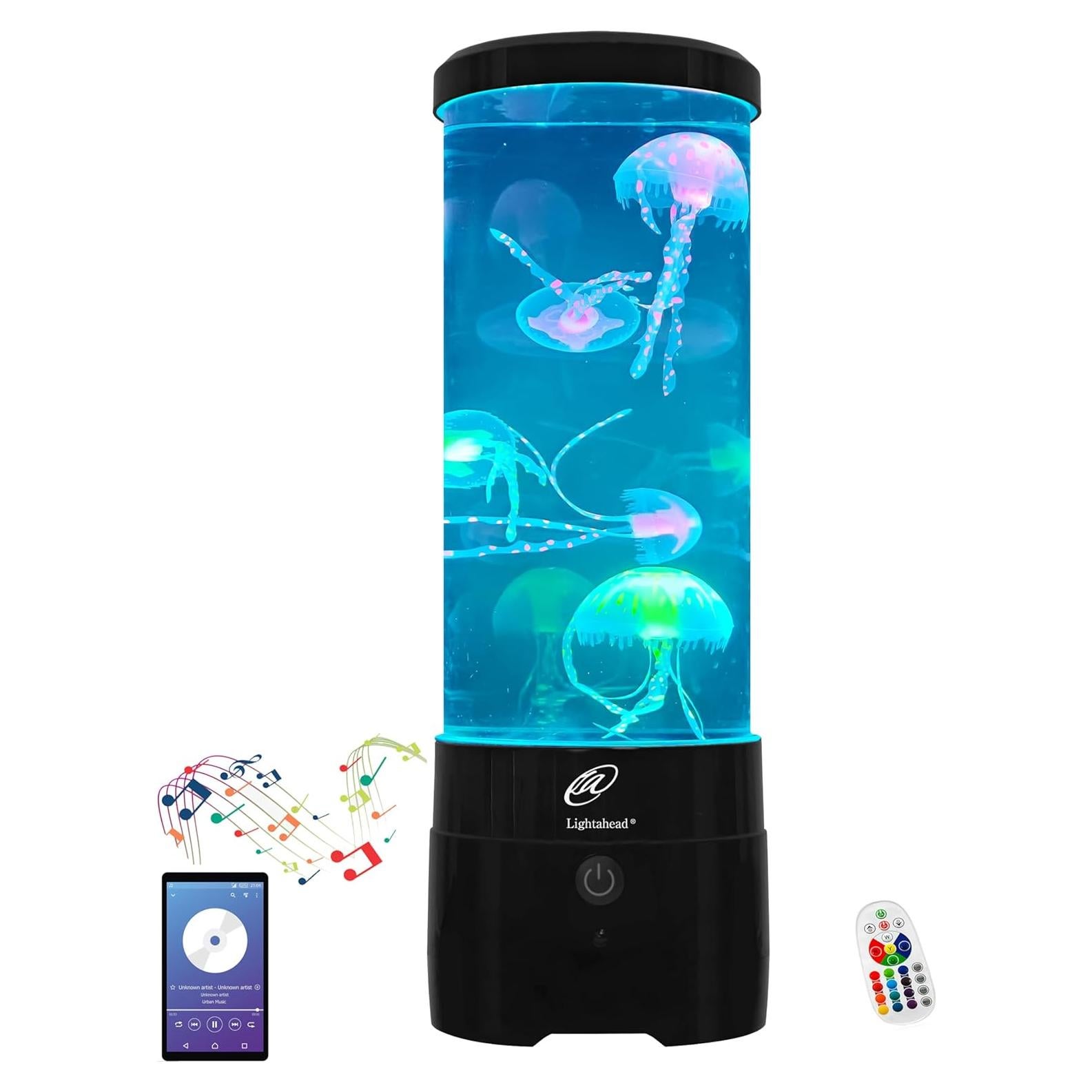 Lámpara Acuática LED Medusas Lightahead 30.48 cm con Bluetooth