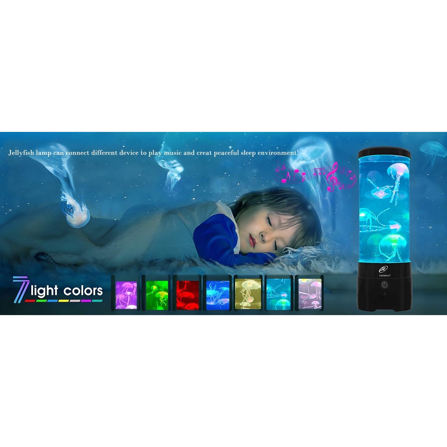 Lámpara Acuática LED Medusas Lightahead 30.48 cm con Bluetooth