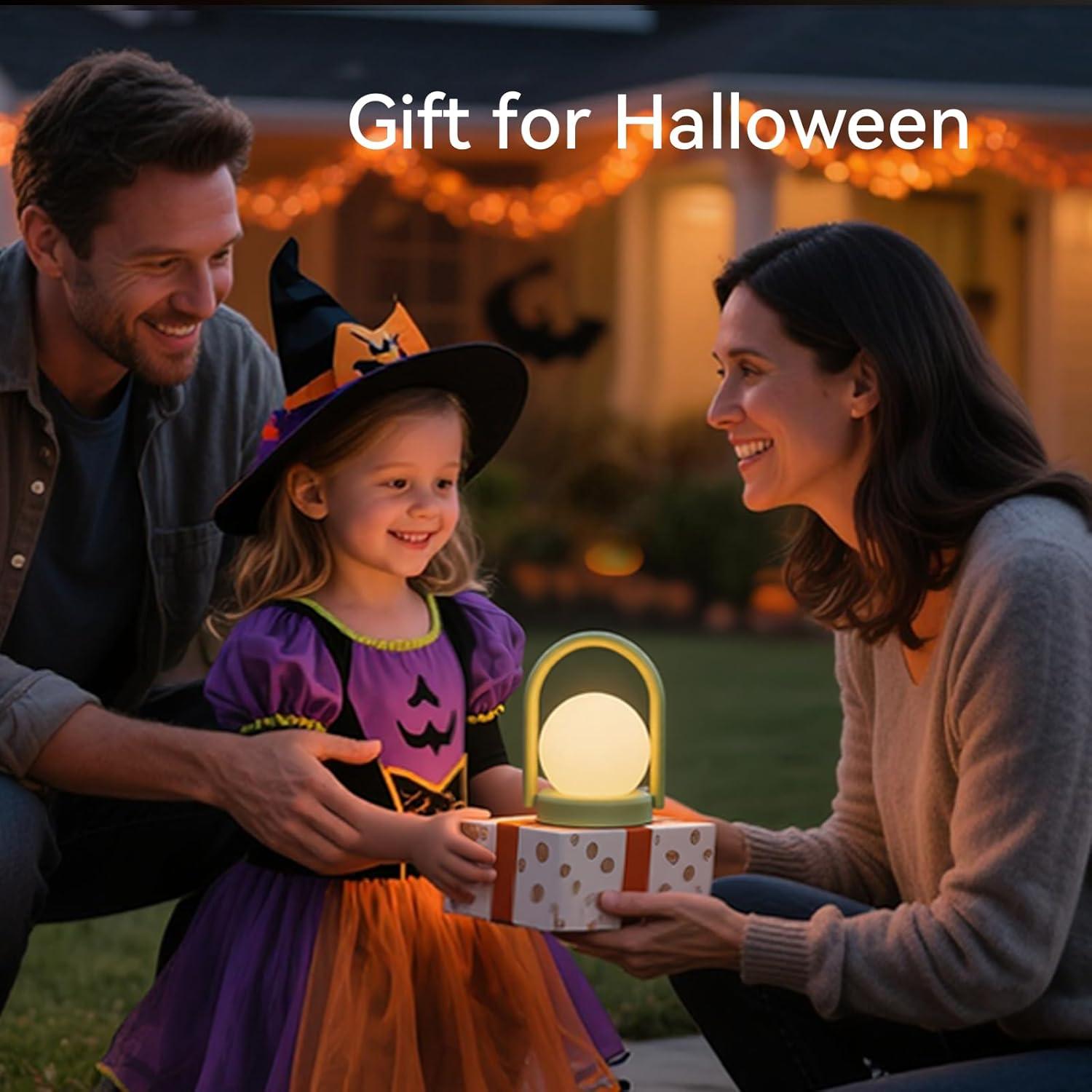 Lámpara Nocturna LED Vivilumens Verde Táctil Recargable 13cm