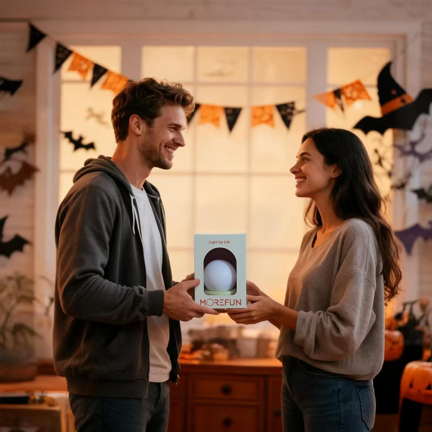 Lámpara Nocturna LED Vivilumens Verde Táctil Recargable 13cm