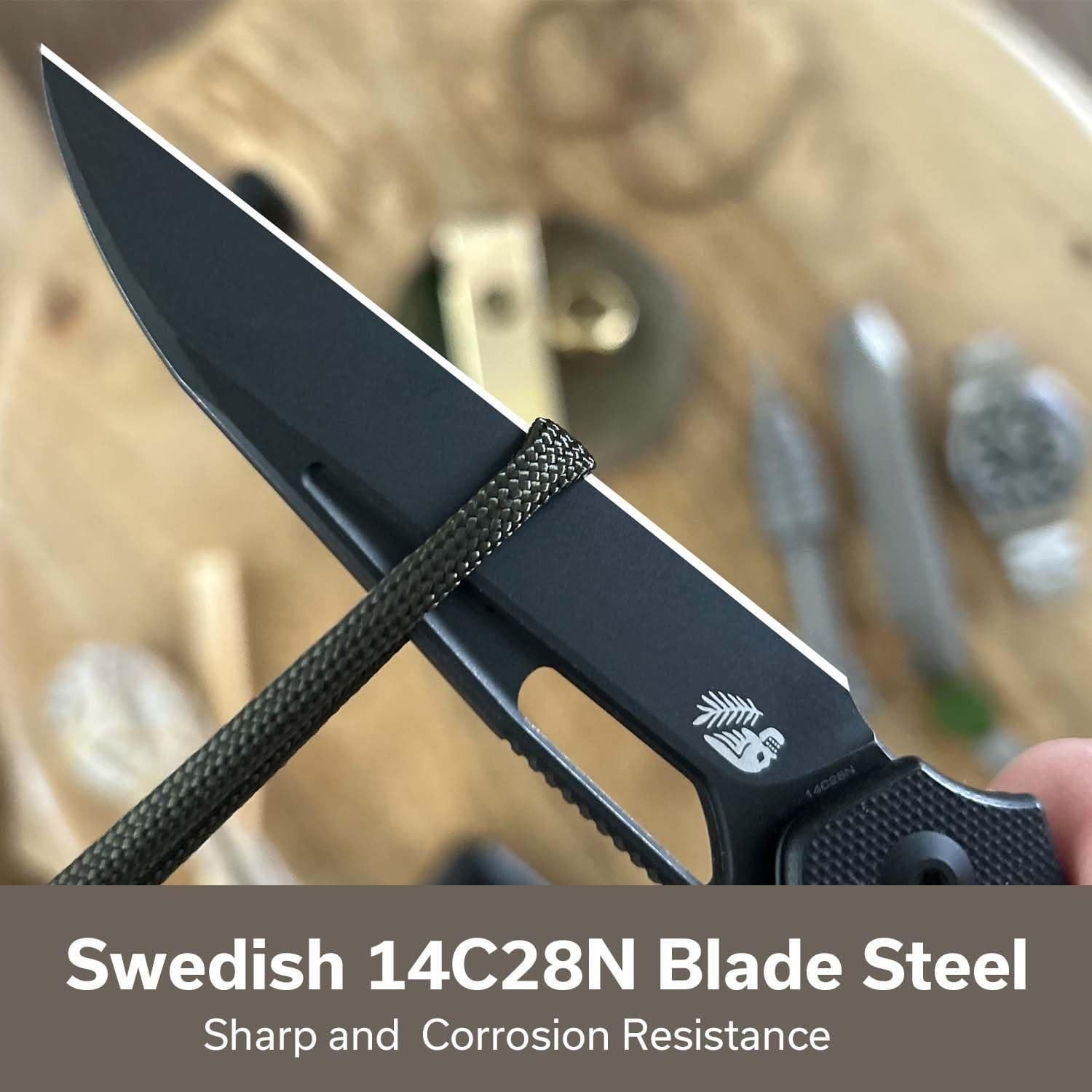 Cuchillo Plegable CIVIVI Guile 8.26 cm Acero 14C28N Negro