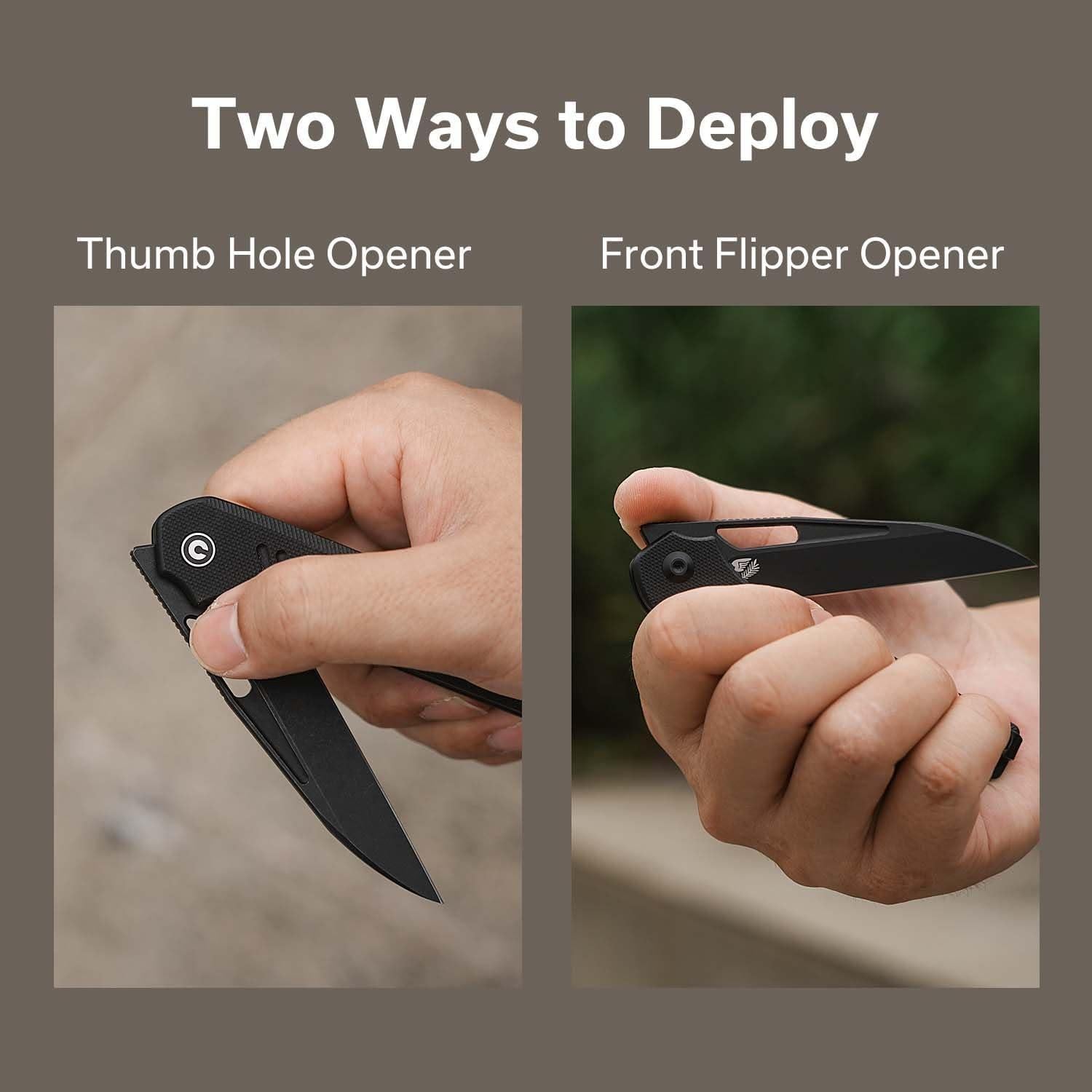 Cuchillo Plegable CIVIVI Guile 8.26 cm Acero 14C28N Negro