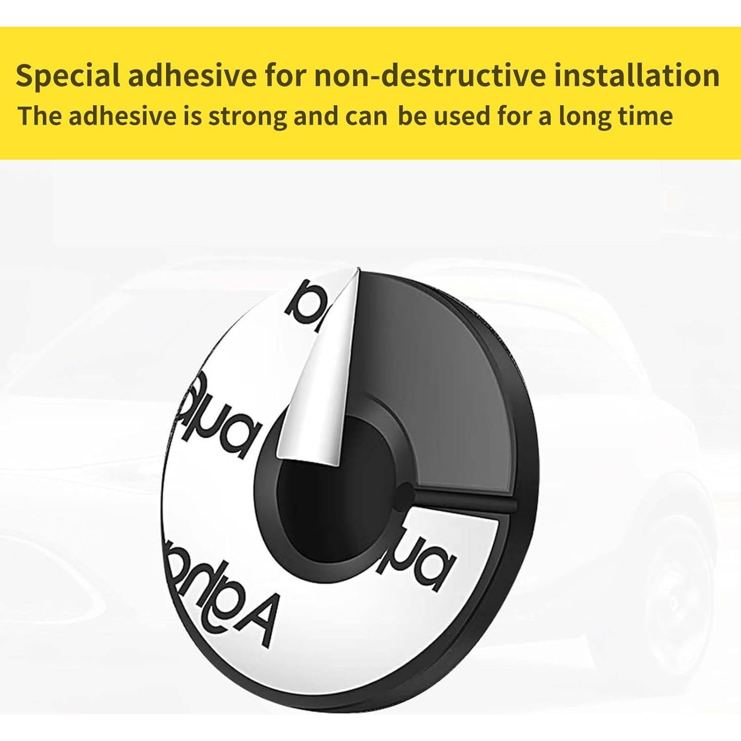 Amortiguador de Puerta Universal Arwrilt 8 PCS Silicona Negro