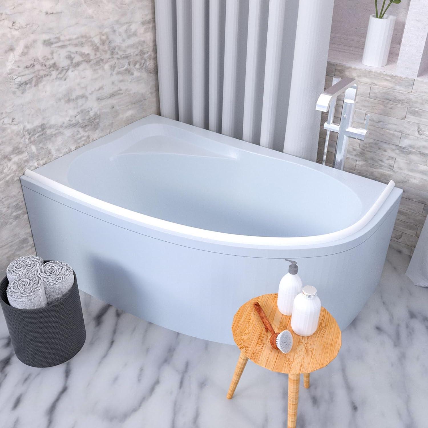 Dique de Agua Redondeado Frantie 50.8 cm Silicona Autoadhesiva