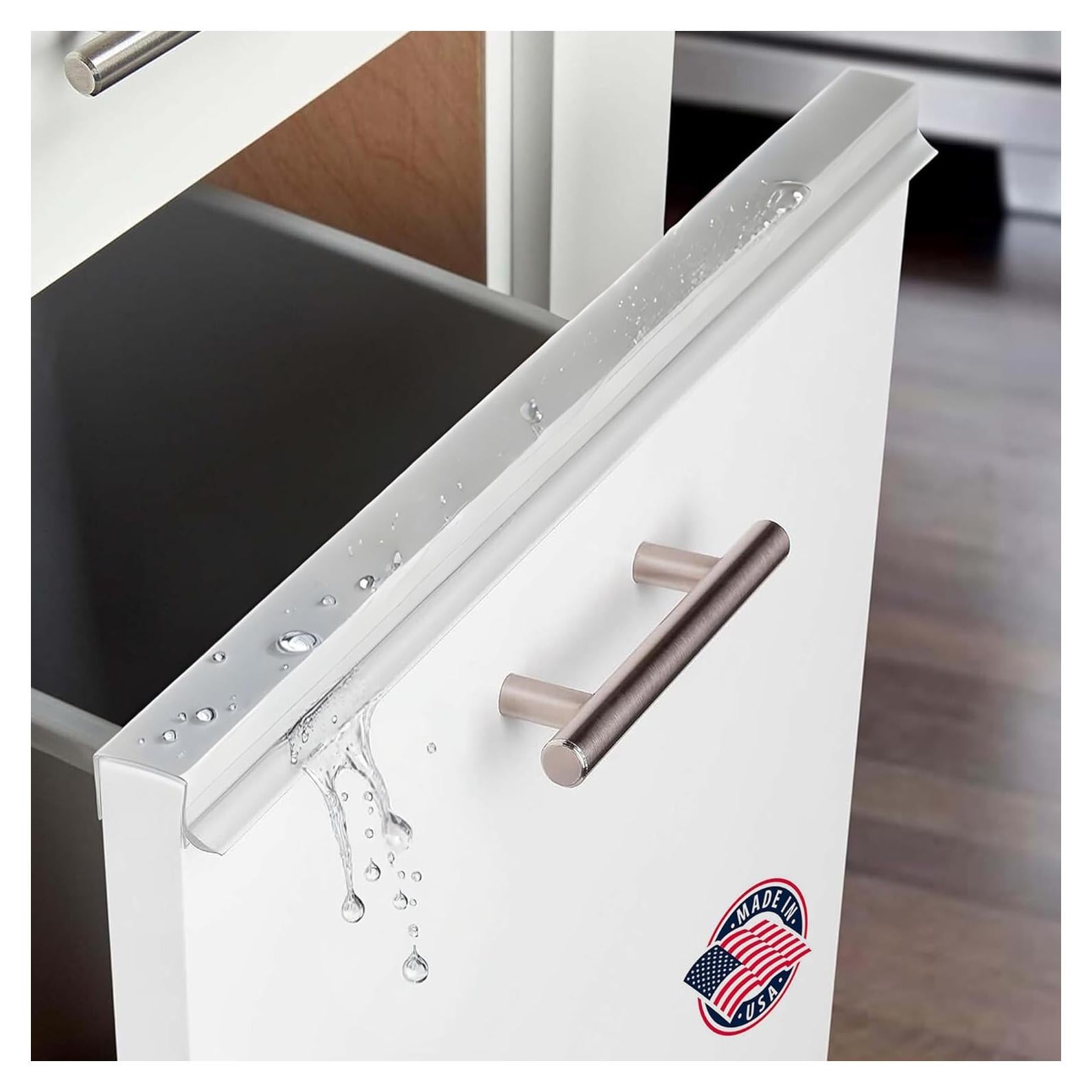 Protector de Borde de Gabinete Cabinet Hero - 61 cm x 1.9 cm, Transparente, Paquete de 2